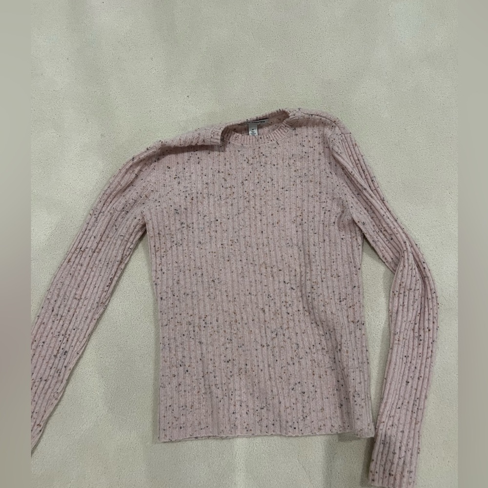 Autumn Cashmere pink multicolored Sweater. Women’s size Medium.